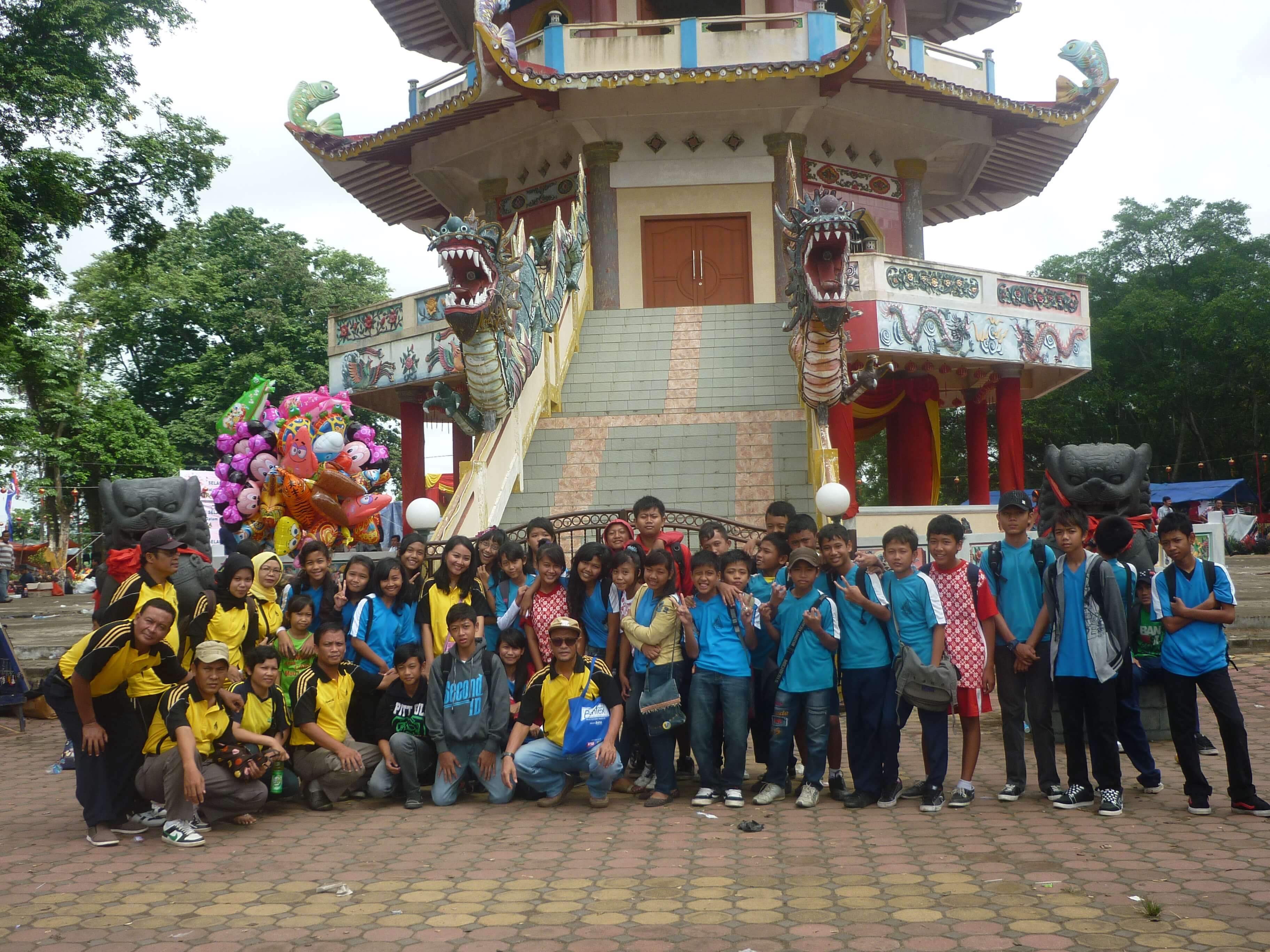 Kunjungan ke Pulau Kemarau SMP IBA Palembang
